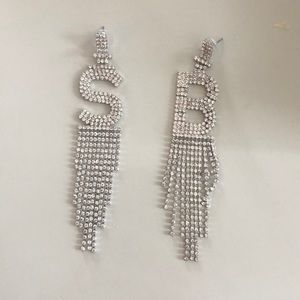 Retrofete Initial earrings S + B